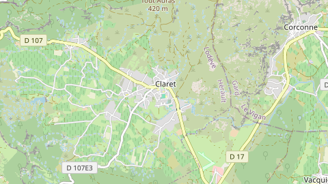 Carte de localisation de l'évènement