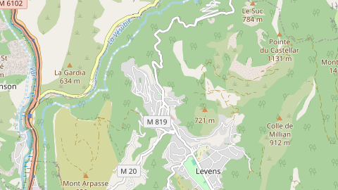 Carte de localisation de l'évènement