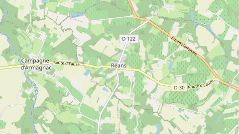 Carte de localisation de l'évènement