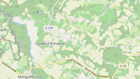 Carte de localisation de l'évènement