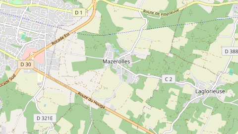 Carte de localisation de l'évènement