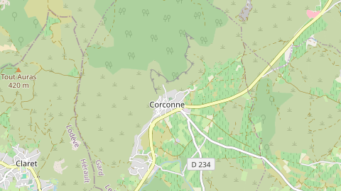 Carte de localisation de l'évènement