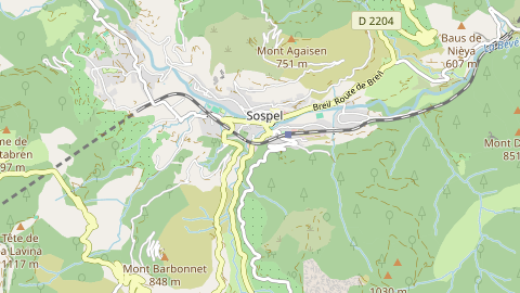 Carte de localisation de l'évènement