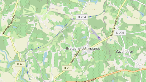 Carte de localisation de l'évènement