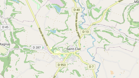 Carte de localisation de l'évènement