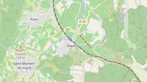 Carte de localisation de l'évènement