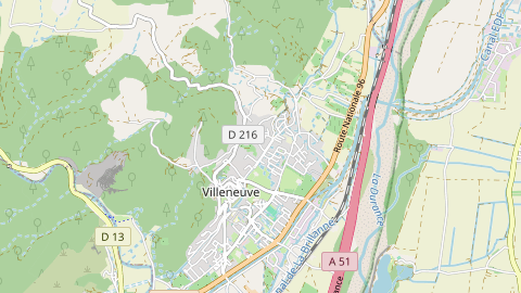 Carte de localisation de l'évènement