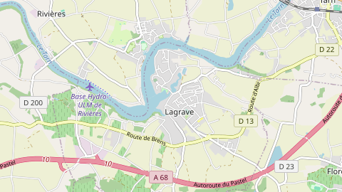 Carte de localisation de l'évènement