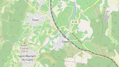 Carte de localisation de l'évènement