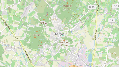 Carte de localisation de l'évènement