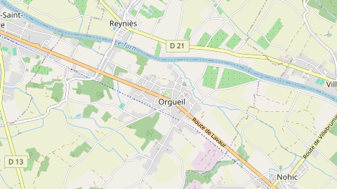 Carte de localisation de l'évènement