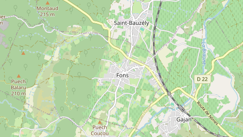 Carte de localisation de l'évènement