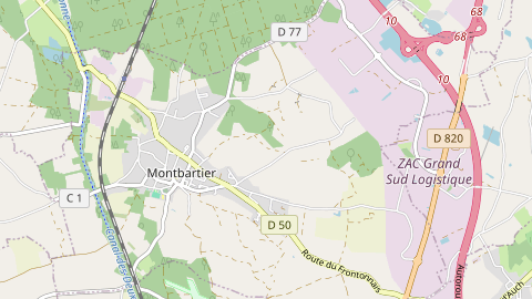 Carte de localisation de l'évènement