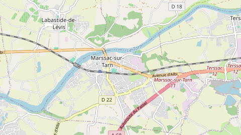 Carte de localisation de l'évènement