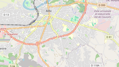 Carte de localisation de l'évènement