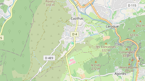 Carte de localisation de l'évènement