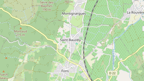 Carte de localisation de l'évènement