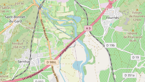 Carte de localisation de l'évènement