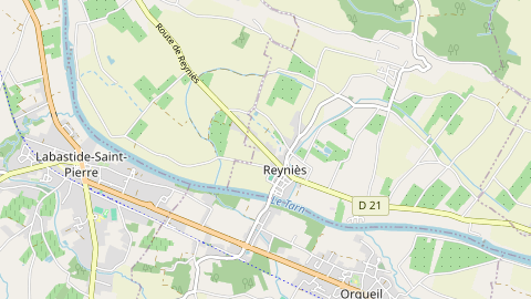 Carte de localisation de l'évènement