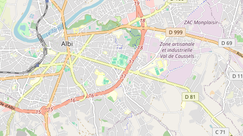 Carte de localisation de l'évènement