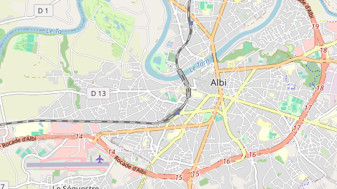 Carte de localisation de l'évènement