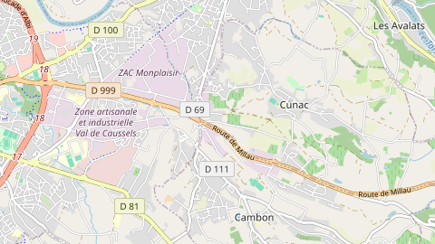 Carte de localisation de l'évènement