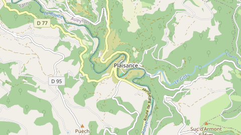 Carte de localisation de l'évènement