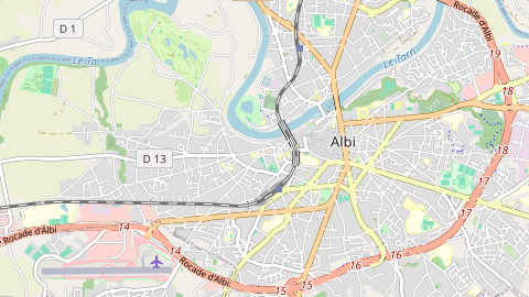 Carte de localisation de l'évènement