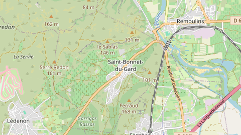 Carte de localisation de l'évènement