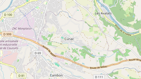 Carte de localisation de l'évènement