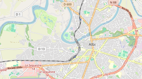 Carte de localisation de l'évènement