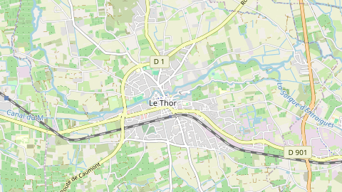 Carte de localisation de l'évènement