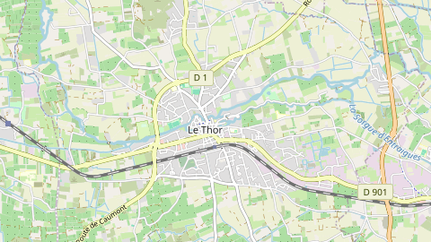 Carte de localisation de l'évènement