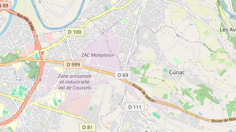 Carte de localisation de l'évènement