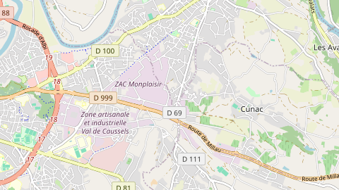 Carte de localisation de l'évènement