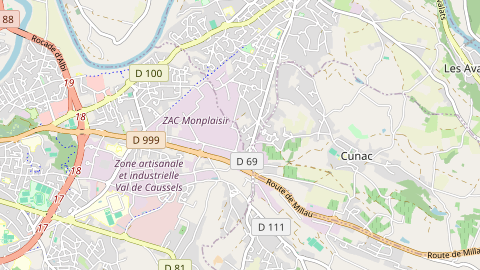 Carte de localisation de l'évènement