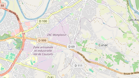 Carte de localisation de l'évènement