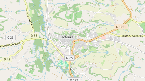 Carte de localisation de l'évènement
