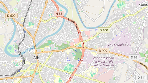 Carte de localisation de l'évènement
