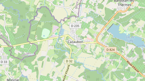 Carte de localisation de l'évènement