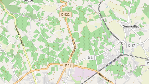 Carte de localisation de l'évènement