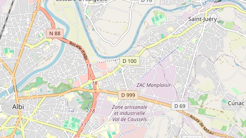 Carte de localisation de l'évènement