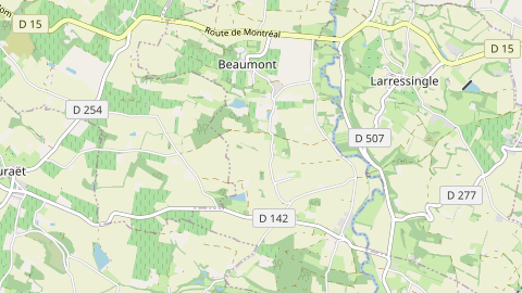 Carte de localisation de l'évènement
