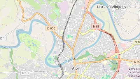 Carte de localisation de l'évènement