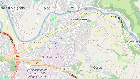 Carte de localisation de l'évènement