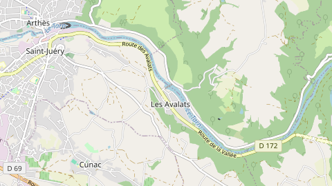 Carte de localisation de l'évènement