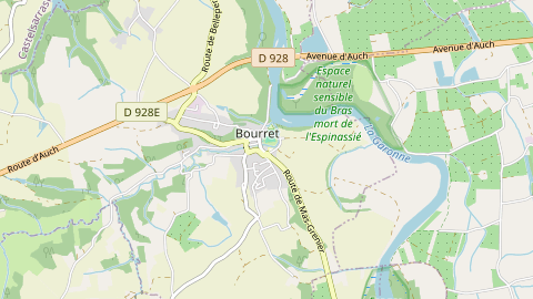Carte de localisation de l'évènement