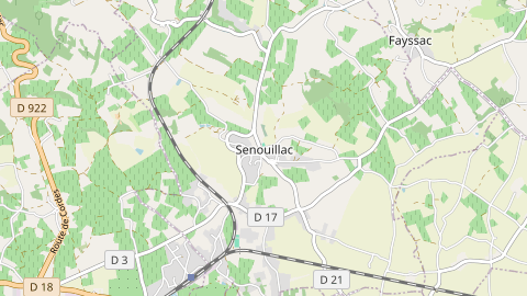 Carte de localisation de l'évènement
