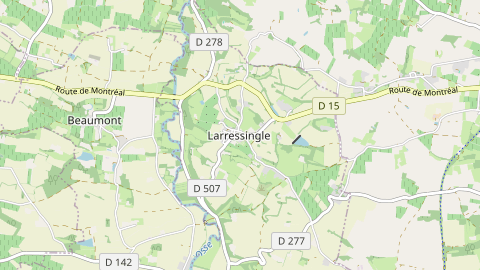 Carte de localisation de l'évènement