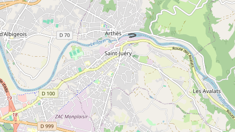 Carte de localisation de l'évènement